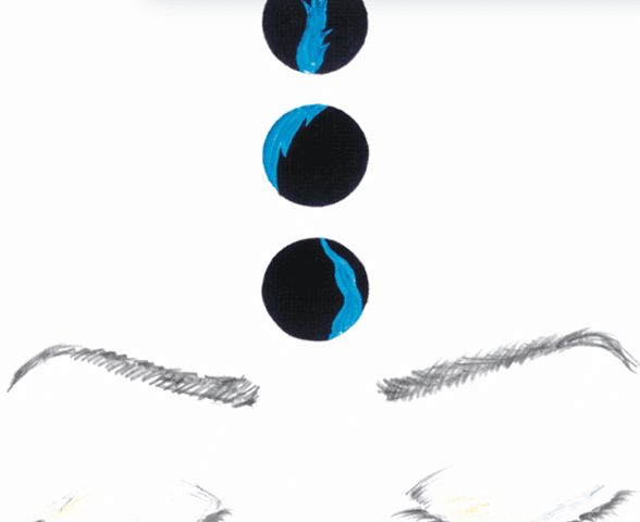 Sahasrara blossoming artwork